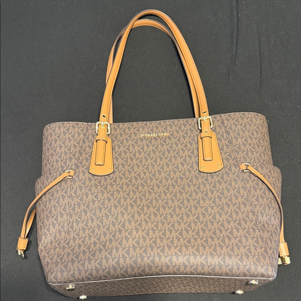 Michael Kors Brown Monogram Tote